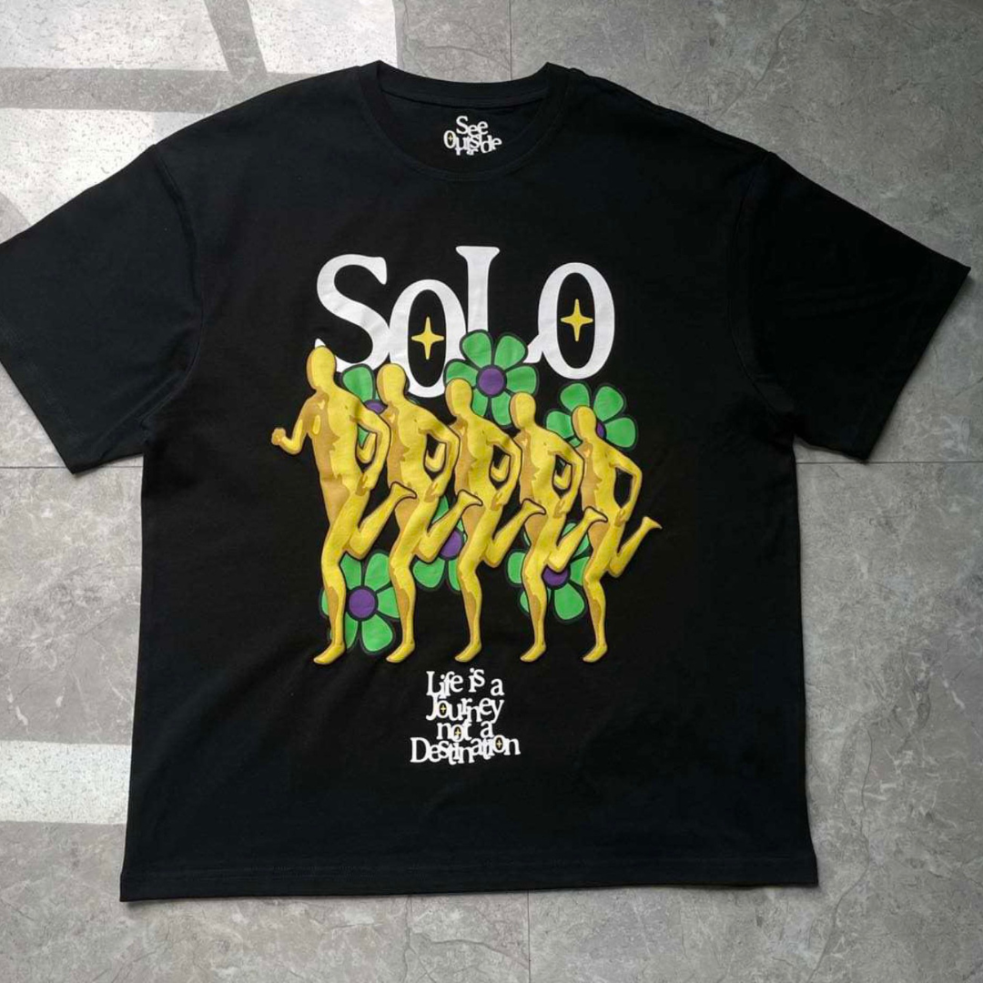 Solo Solid Gold Premium Graphic T-Shirt