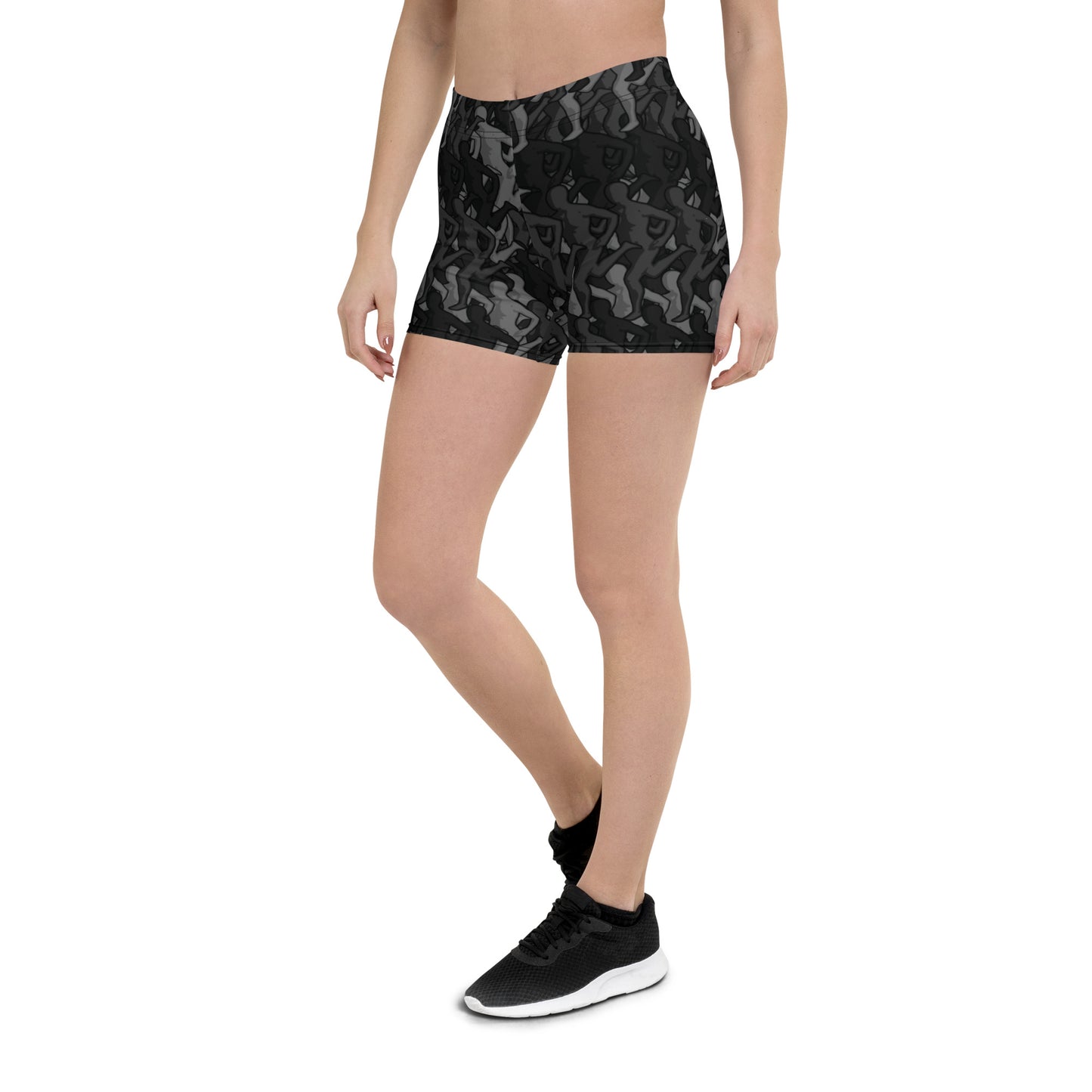 JustSOLO Black Biker Shorts